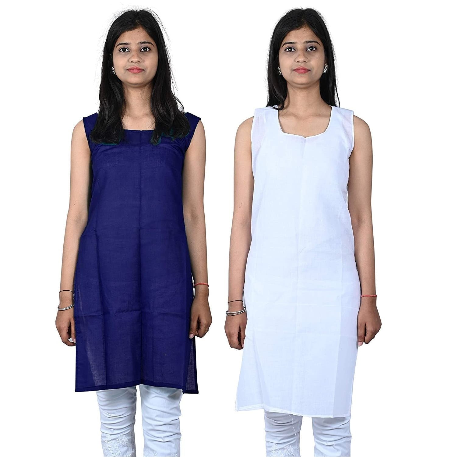 Splash Cotton Rich Camisole Slip for Women| Long Kurti Slip/Suit Slip/ Camisole Slip Knee Length - 139 Aqua : Amazon.in: Fashion
