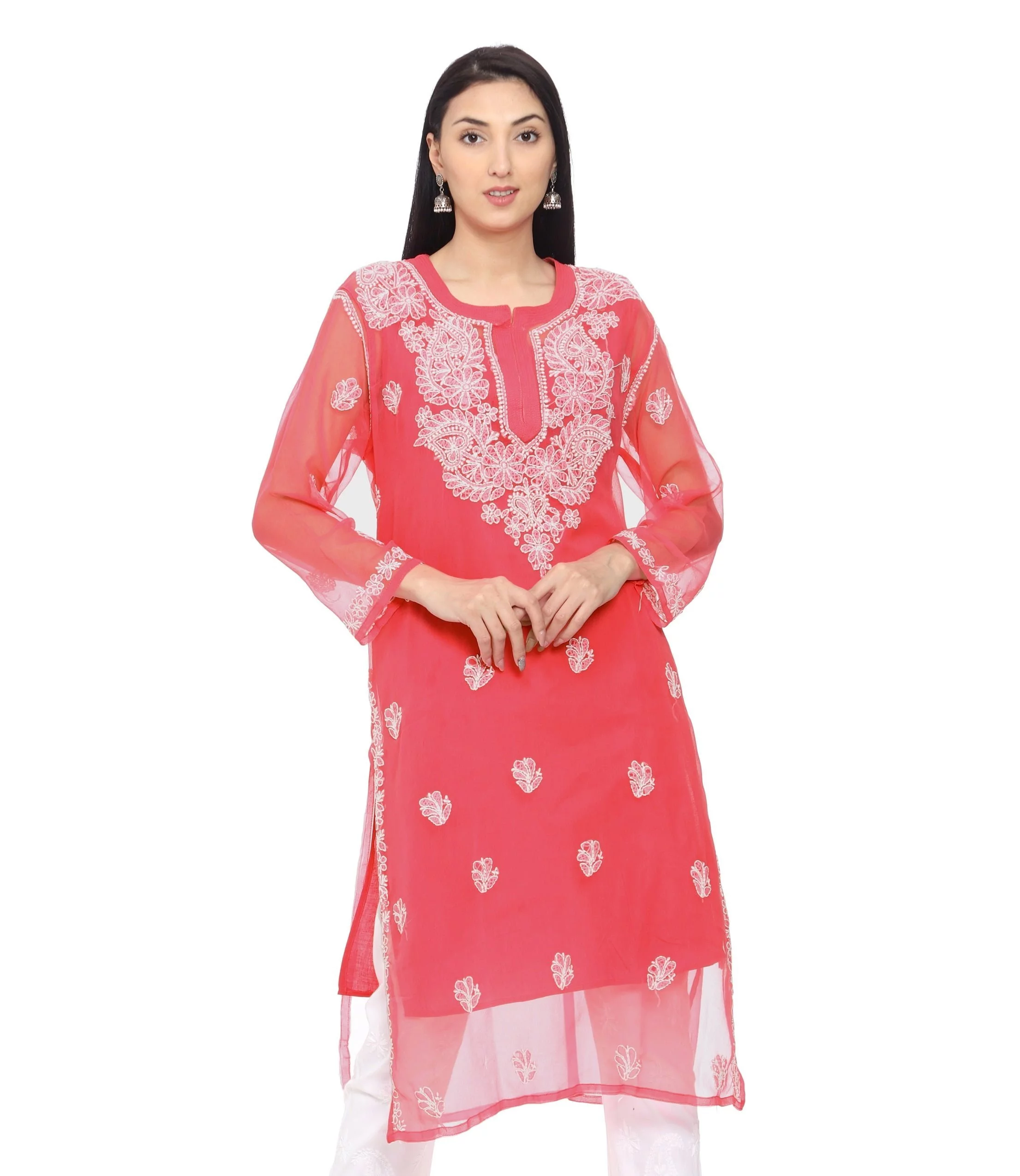 Baby Silk Lucknow Chikan Kurti at Latest Price in Lucknow -  Manufacturer,Supplier & Exporter